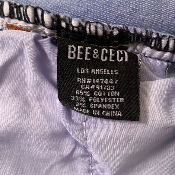 Bee & Ceci L.A. Distressed Patchwork Jeans Size 11( junior) - Picture 13 of 13